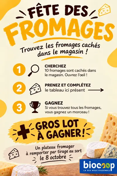 JEU: Chasse aux fromages!!